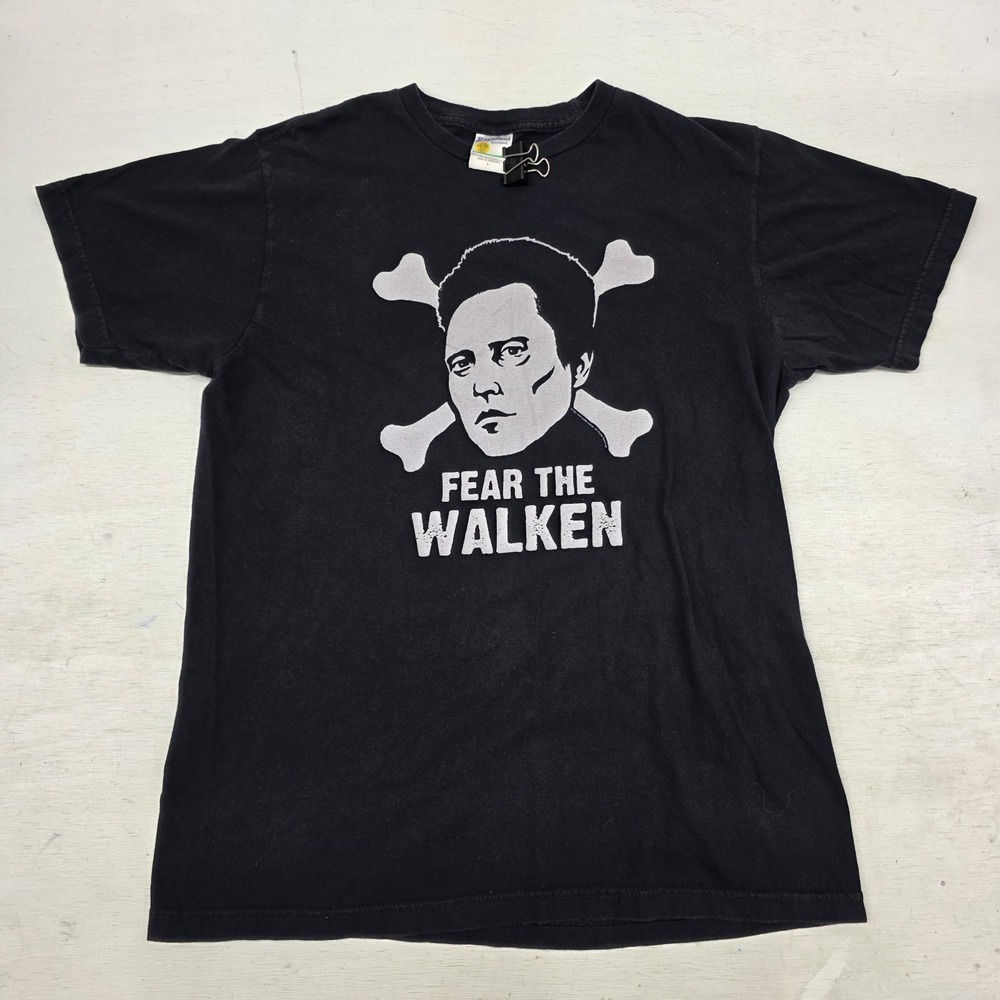 Vintage "Fear The Walken" T-Shirt Sz L Christopher Walken‎ Crossbones Bay Island